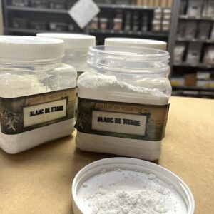 Pigment blanc d'oxyde de titane en poudre