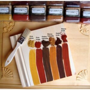 Pigments de couleur terre universels en poudre