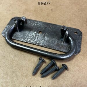 Poignée de coffre ou de trappe de plancher en fer forgé (108 mm)