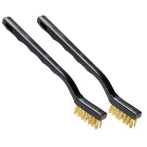 Deux mini brosses en laiton
