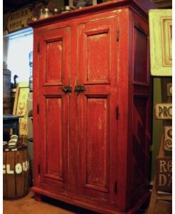 Armoire antique en pin de 58 ''