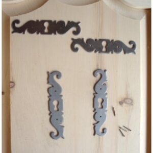 Entrée de serrure de 120 mm verticale ou horizontale