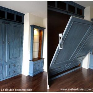 Lit double escamotable (Murphy bed)