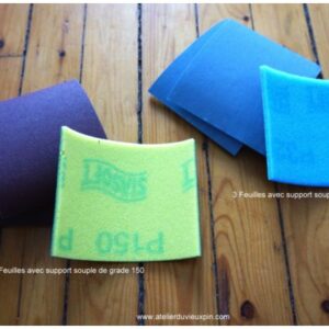 Feuilles abrasives souples Siasoft (5 1/2 '' X 4 1/2 '')