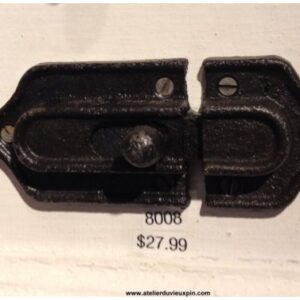 Verrou  en fonte grand format pour porte de bâtiment