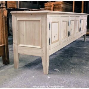 Buffet bas deux sections symétrique (meuble télé)