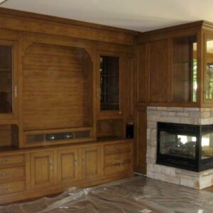 Unité mural audio/vidéo sur mesure