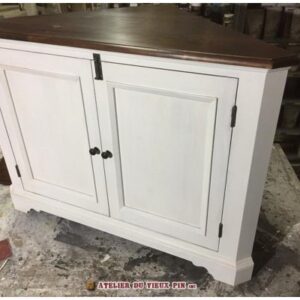 Base d'encoignure en pin