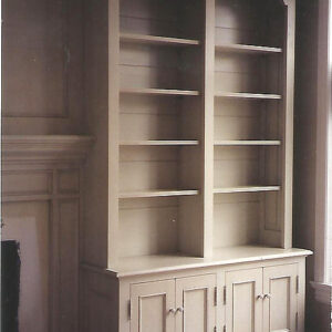 Unité mural blanche deux sections